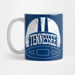 Tennessee Retro Helmet - Navy Mug